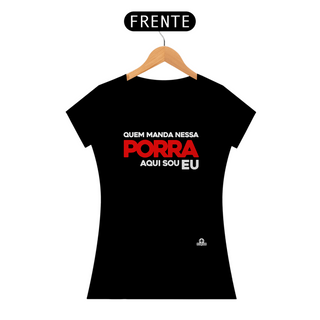 Camiseta com frase de humor 