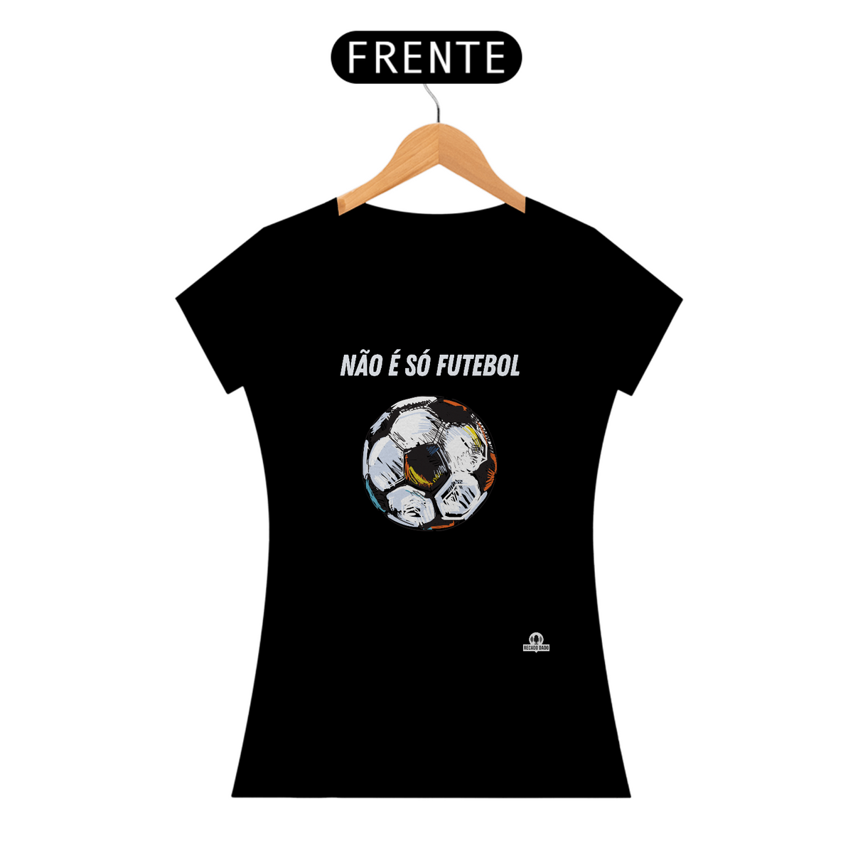 Nome do produto: Camiseta feminina com frase \