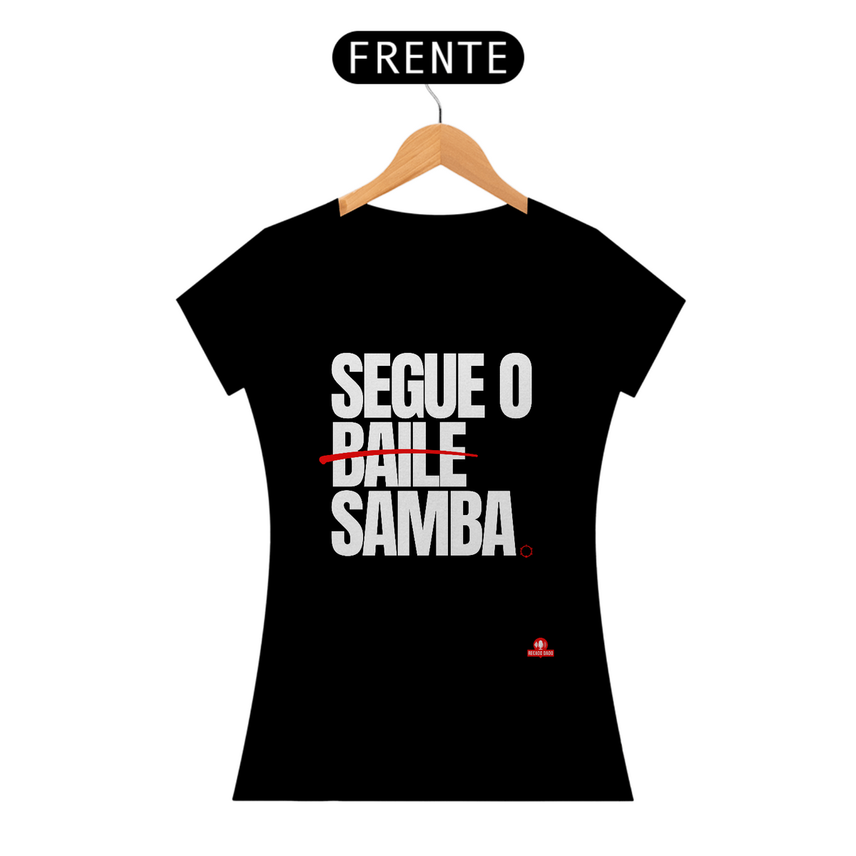 Nome do produto: Camiseta feminina divertida com frase \