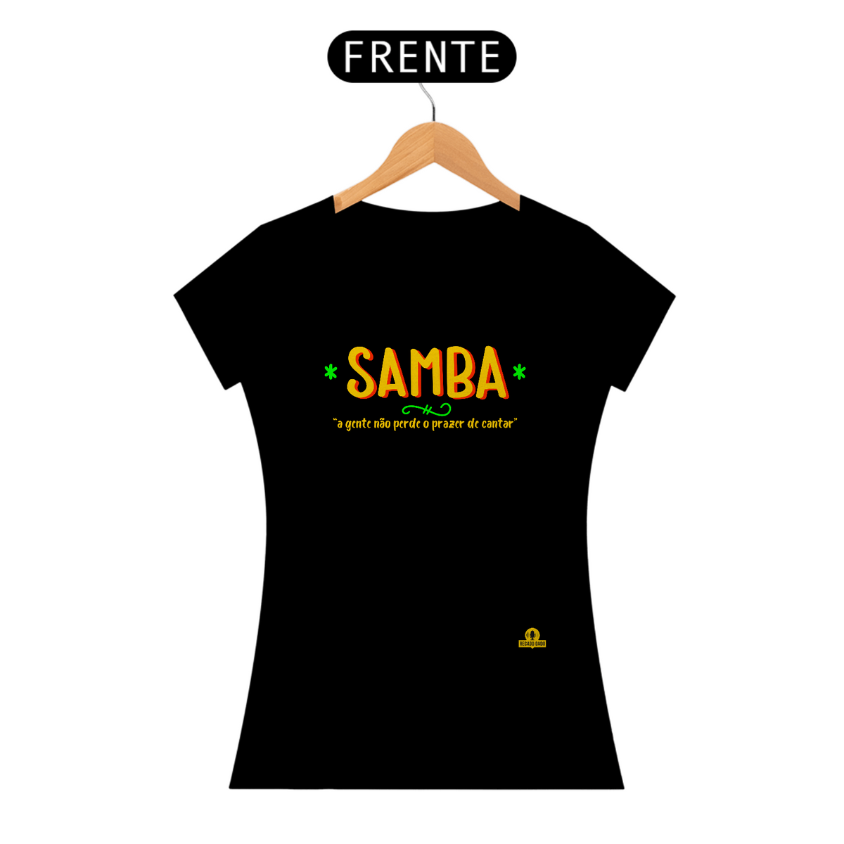 Nome do produto: Camiseta feminina musical \