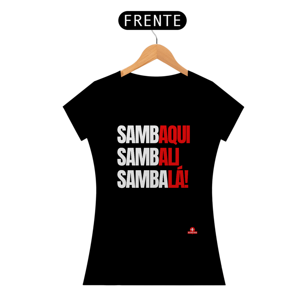 Nome do produto: Camiseta de samba frase \