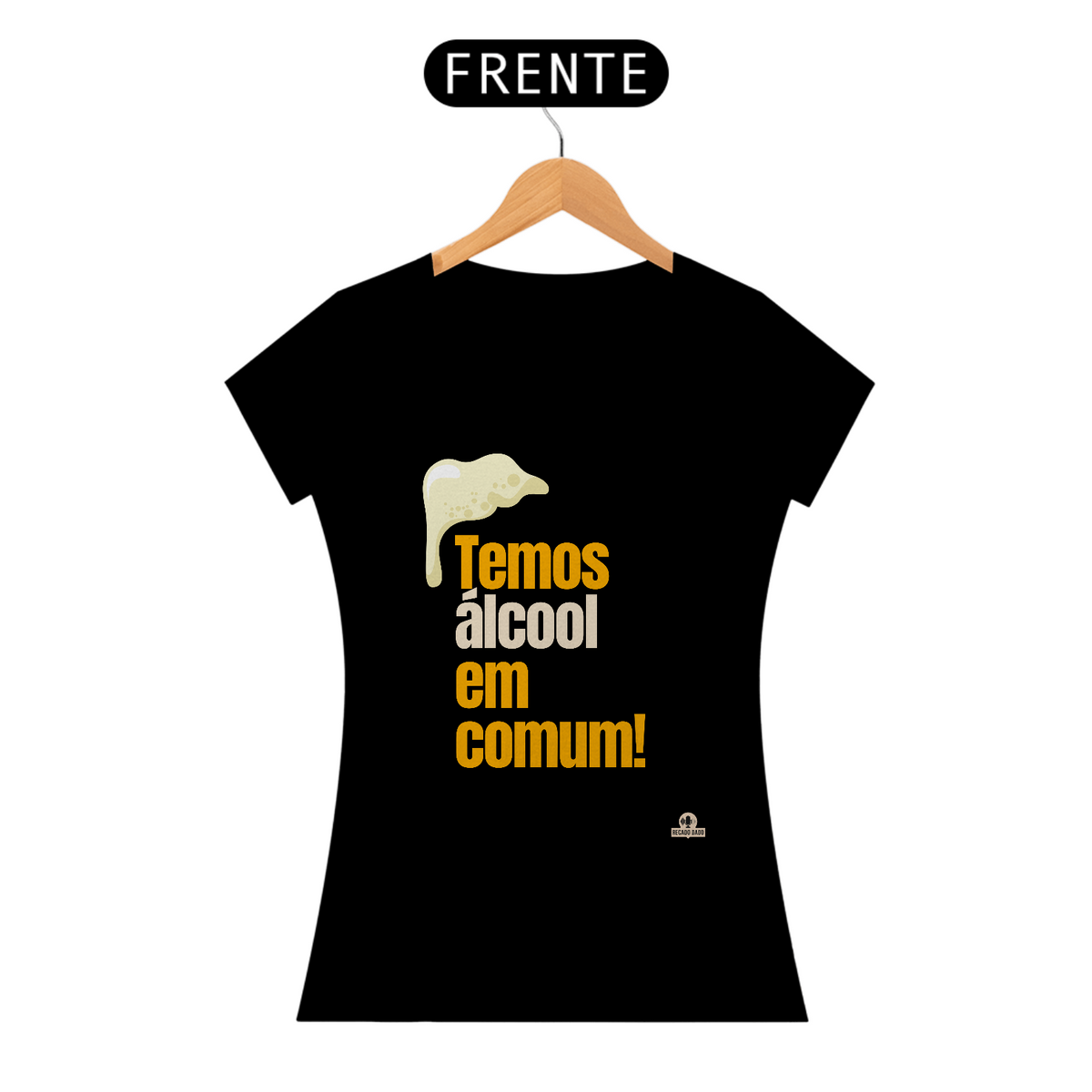 Nome do produto: Camiseta feminina de boteco com frase engraçada \