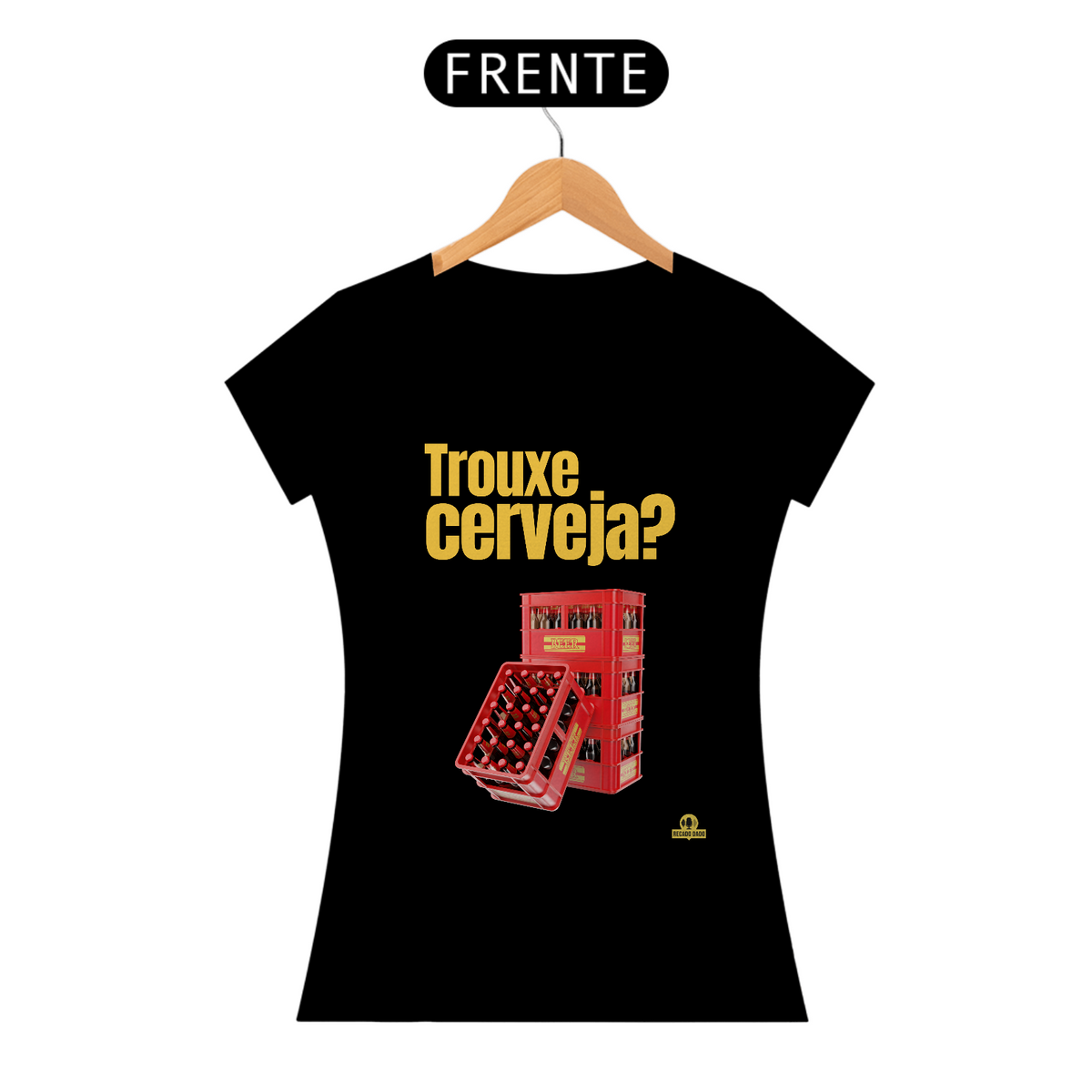 Nome do produto: Camiseta feminina de bar com a frase engraçada \