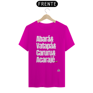 Nome do produtoCamiseta Delícias da Bahia, com a frase 