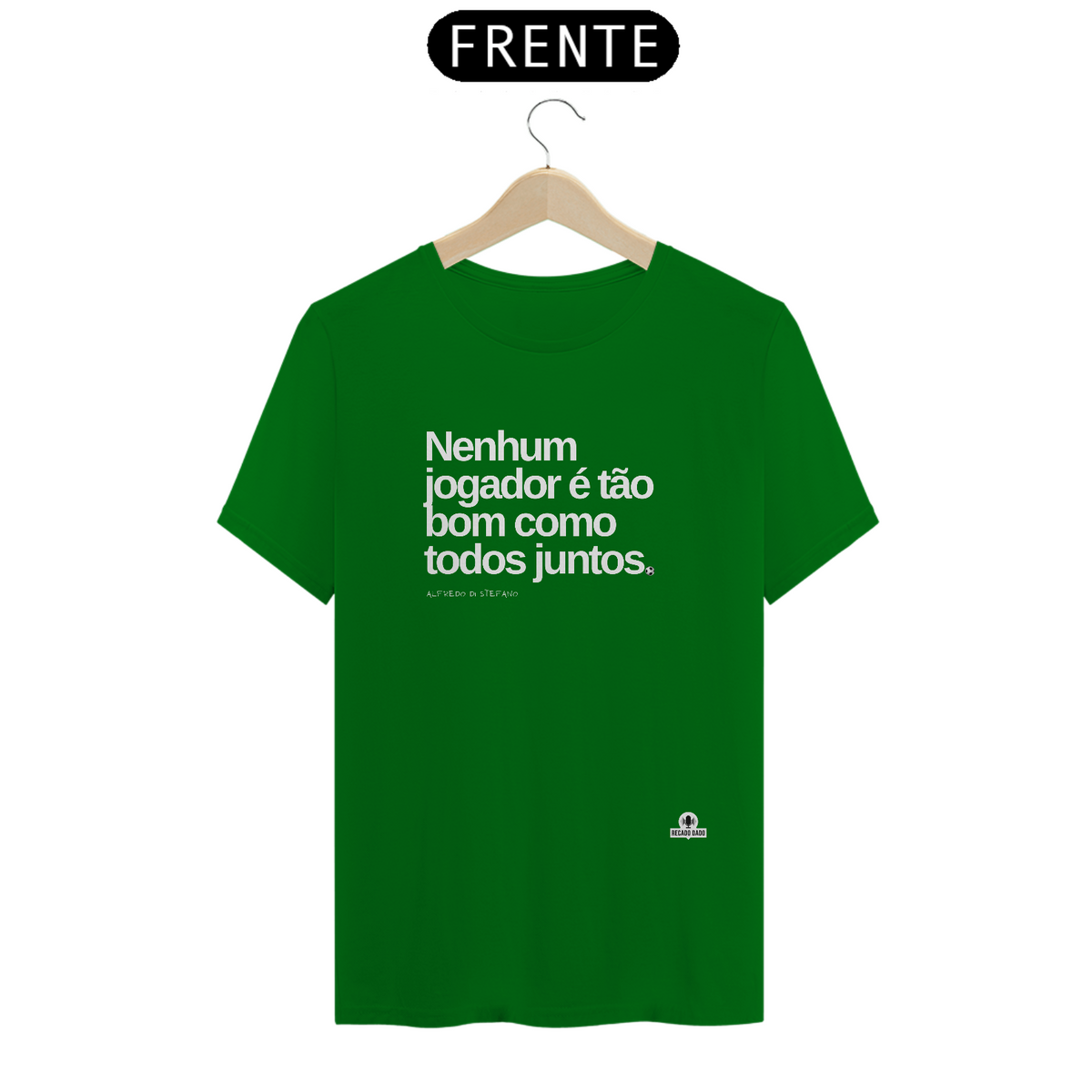 Nome do produto: Camiseta com frase do jogador Alfredo Di Stefano \