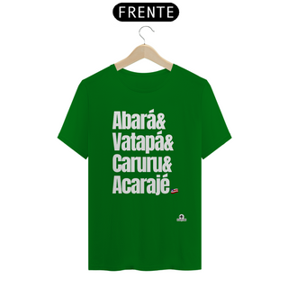 Nome do produtoCamiseta Delícias da Bahia, com a frase 