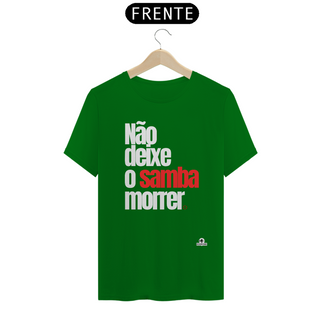 Nome do produtoCamiseta samba com frase 