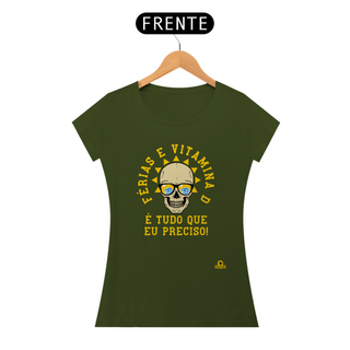 Nome do produtoCamiseta com estampa de caveira e frase divertida 