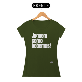 Nome do produtoCamiseta feminina engraçada com frase de futebol 