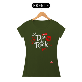 Nome do produtoCamiseta feminina rock caveira com frase 