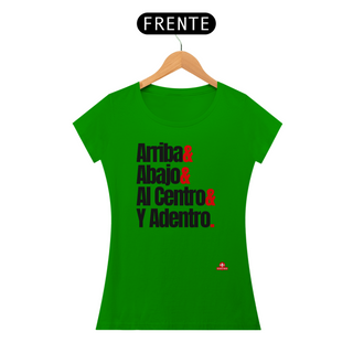 Nome do produtoCamiseta feminina sobre o 