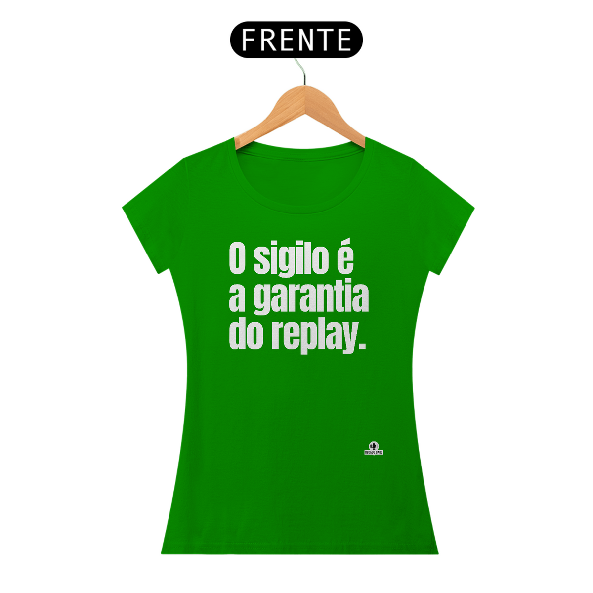 Nome do produto: Camiseta com a frase \