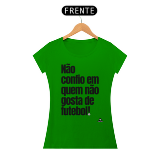 Nome do produtoCamiseta feminina de torcedor com frase 