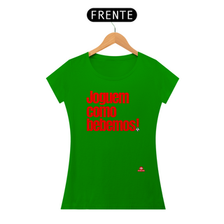 Nome do produtoCamiseta feminina engraçada com frase de futebol 