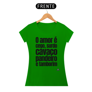 Nome do produtoCamiseta feminina samba com frase 