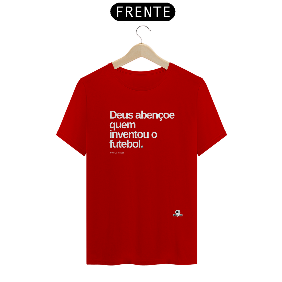 Nome do produto: Camiseta com frase do jogador Paolo Rossi \