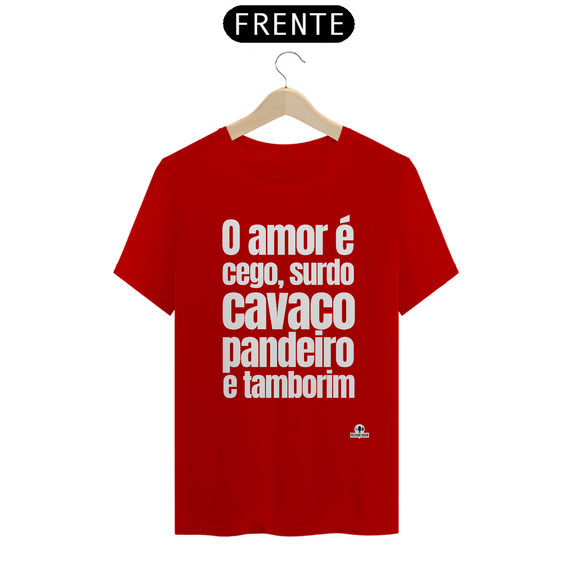 Camiseta samba com frase 