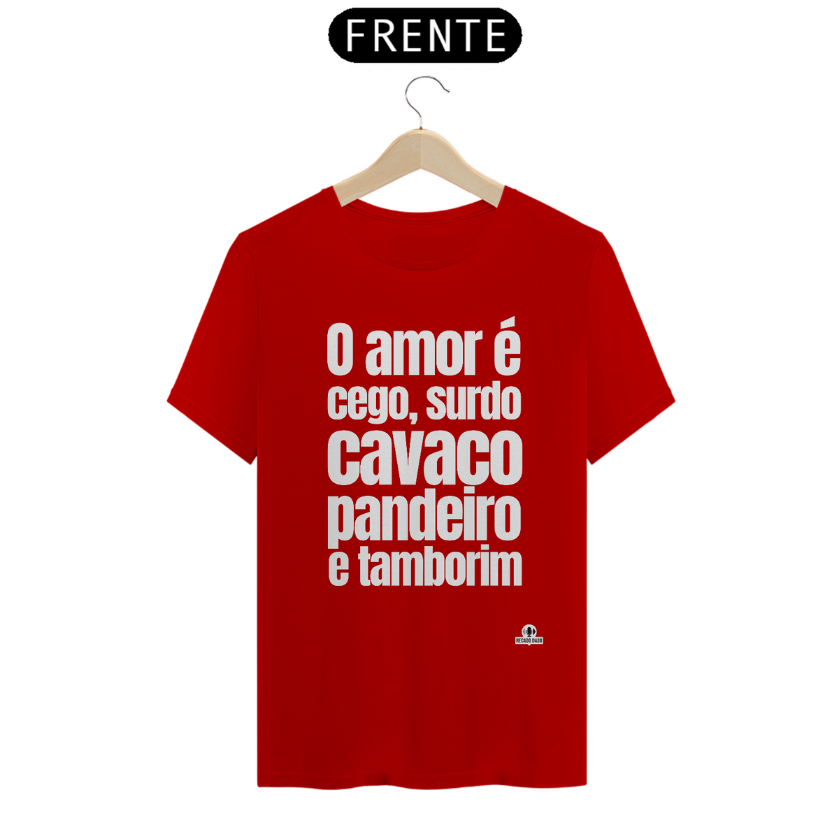 Nome do produto: Camiseta samba com frase \