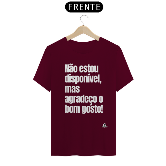 Camiseta com frase engraçada 