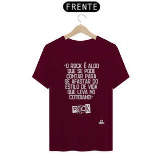 Nome do produtoCamiseta de rock com frase 