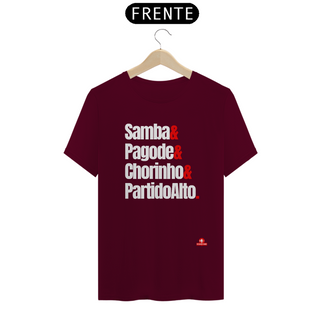 Nome do produtoCamiseta de samba com frase 