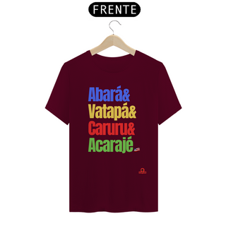 Nome do produtoCamiseta Delícias da Bahia, com a frase 