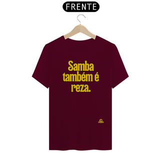 Nome do produtoCamiseta de samba com a frase 