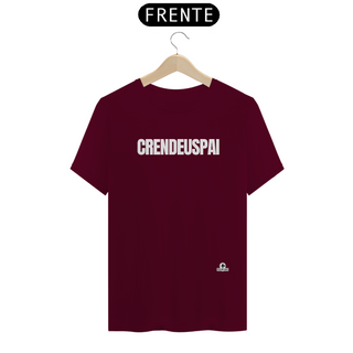 Nome do produtoCamiseta com sotaque mineiro “Crendeuspai”, gíria regional que se espalhou por todo o Brasil.