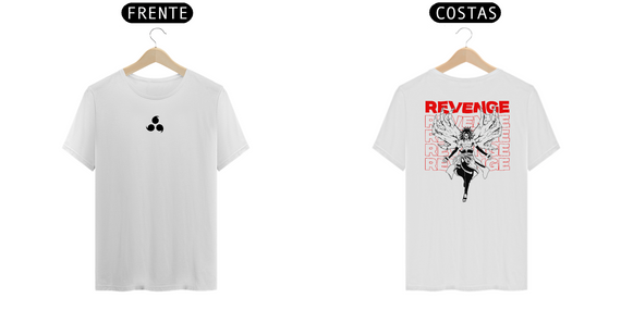 Camiseta Branca - Revenge (Frente/Costas)