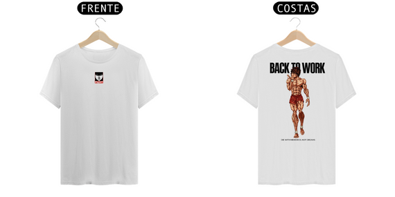 Camiseta Prime - Back to Work (Branca)