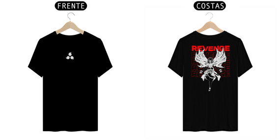 Camiseta Preta - Revenge (Frente/Costas)