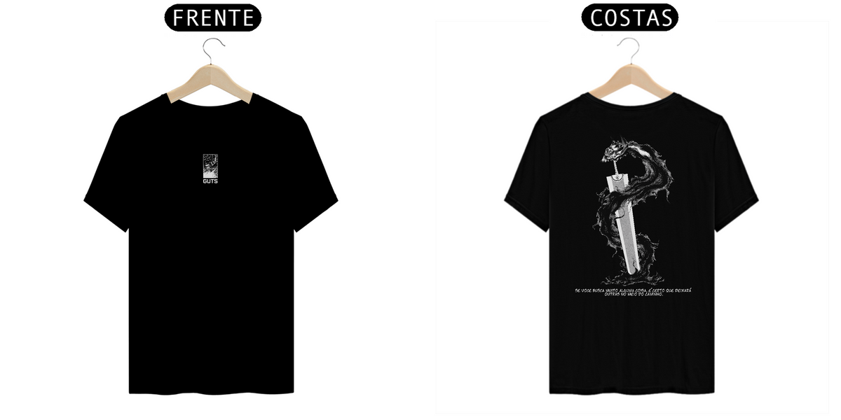 Nome do produto: Camiseta Prime - Guts (Preta)