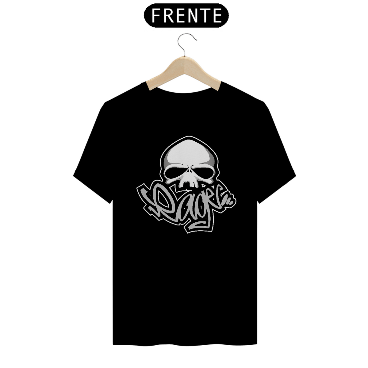 Nome do produto: Camiseta Rage Skates Skull