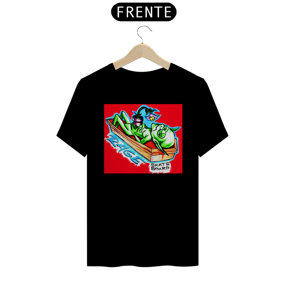 Nome do produto: Camiseta Rage Skates Alien II