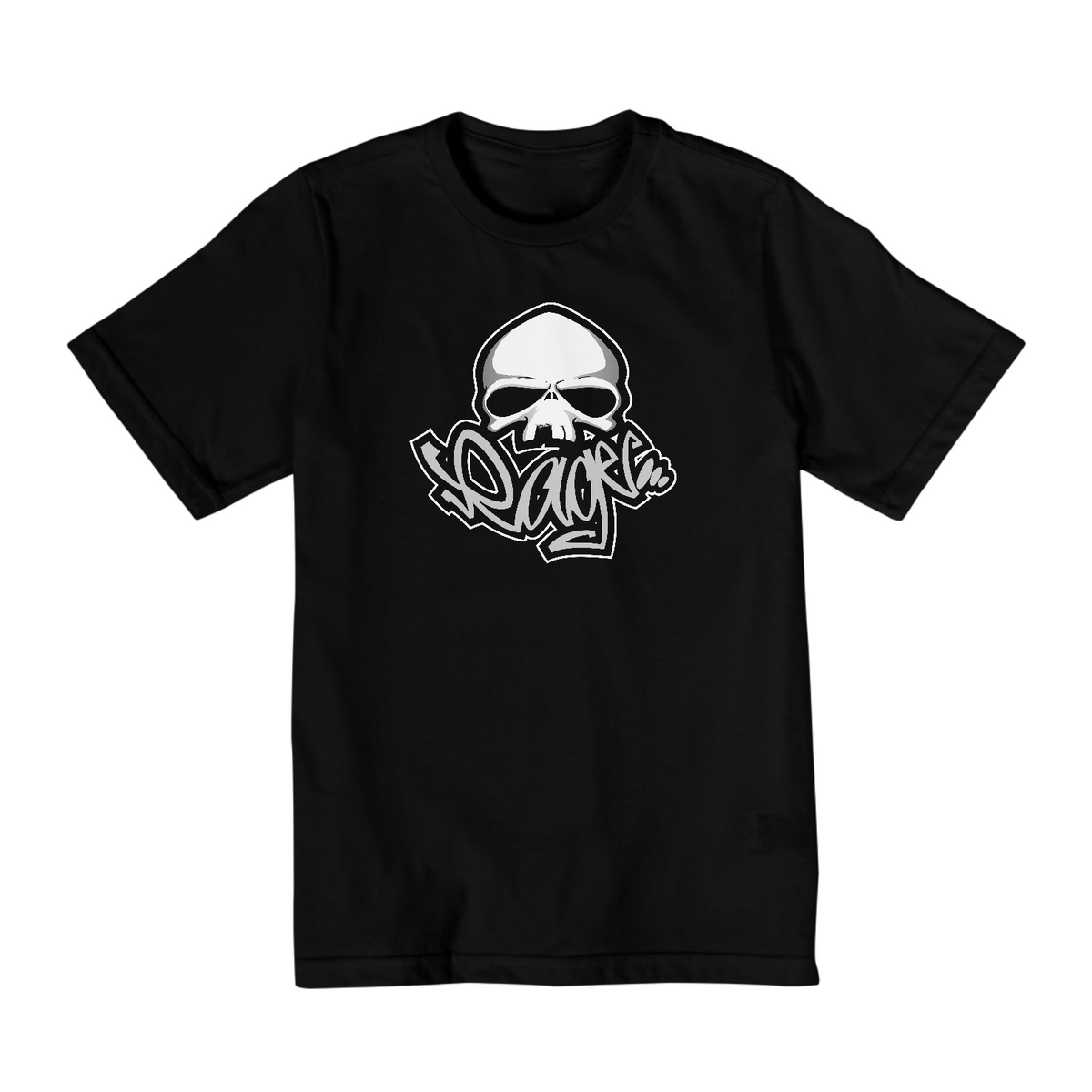 Nome do produto: Camiseta Infantil Rage Skull