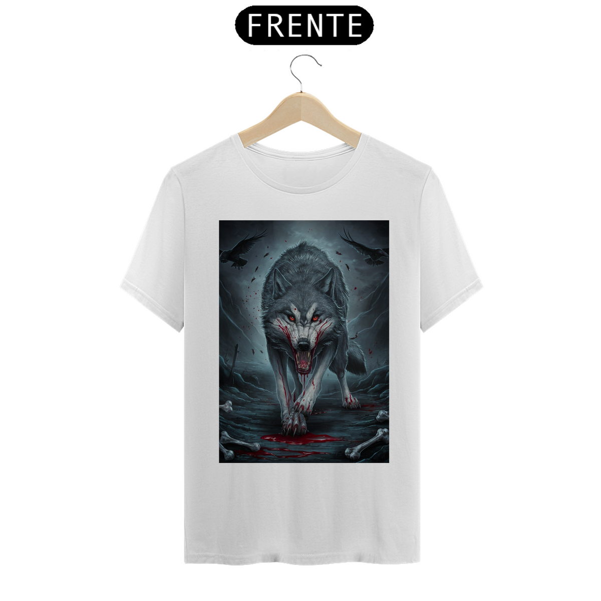 Nome do produto: Camiseta - Lobo