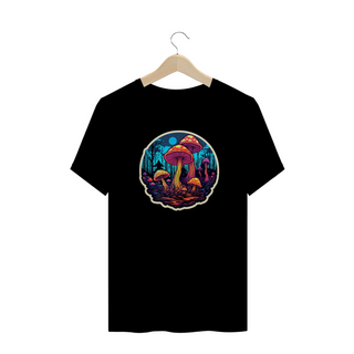 Camiseta Unissex Plus Size Magic Mushroom