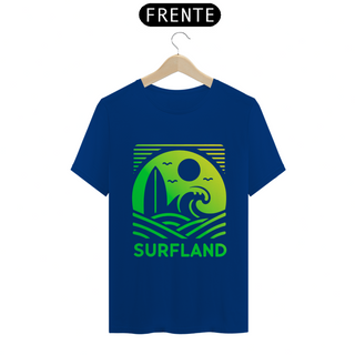 Nome do produtoCamiseta Surfland Oficial - Verde e Amarelo