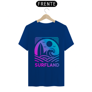 Nome do produtoCamiseta Surfland Oficial - Gradient Roxo e azul