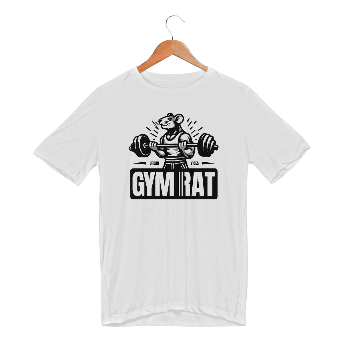 Nome do produto: Camiseta DryFit - GymRat Ofiicial