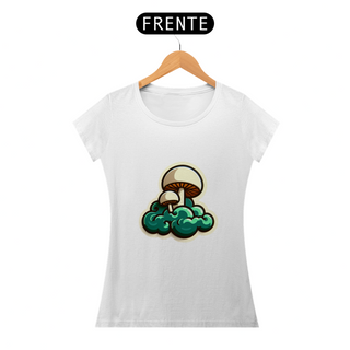 Nome do produtoCamiseta Sticker Feminina - Cogumelo 1