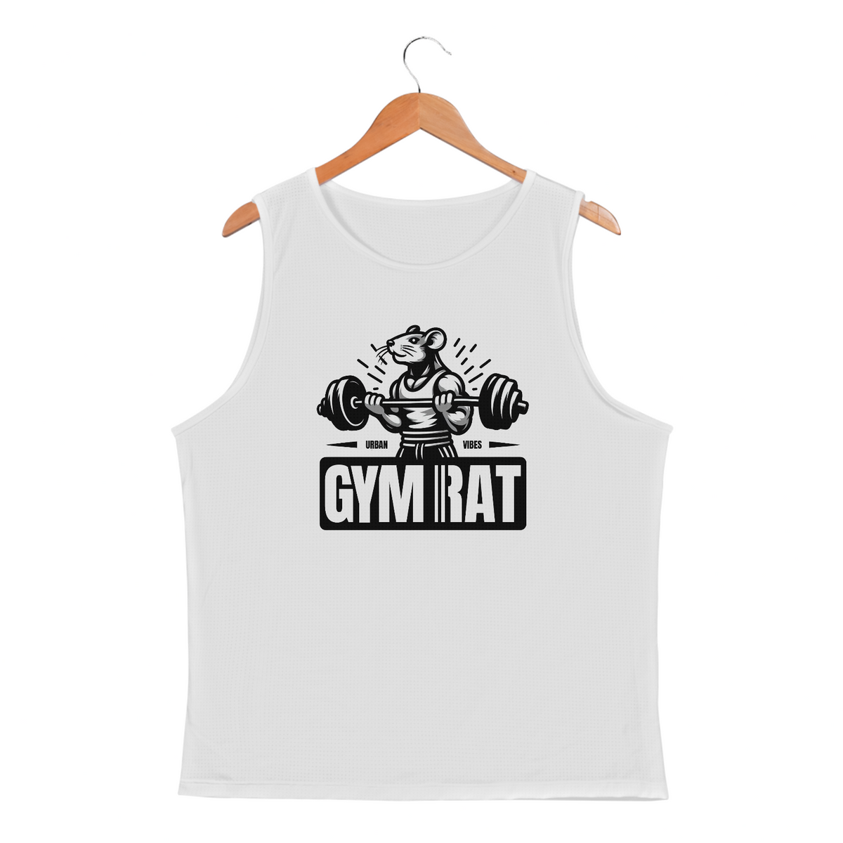 Nome do produto: Regata DryFit - Gym Rat Oficial