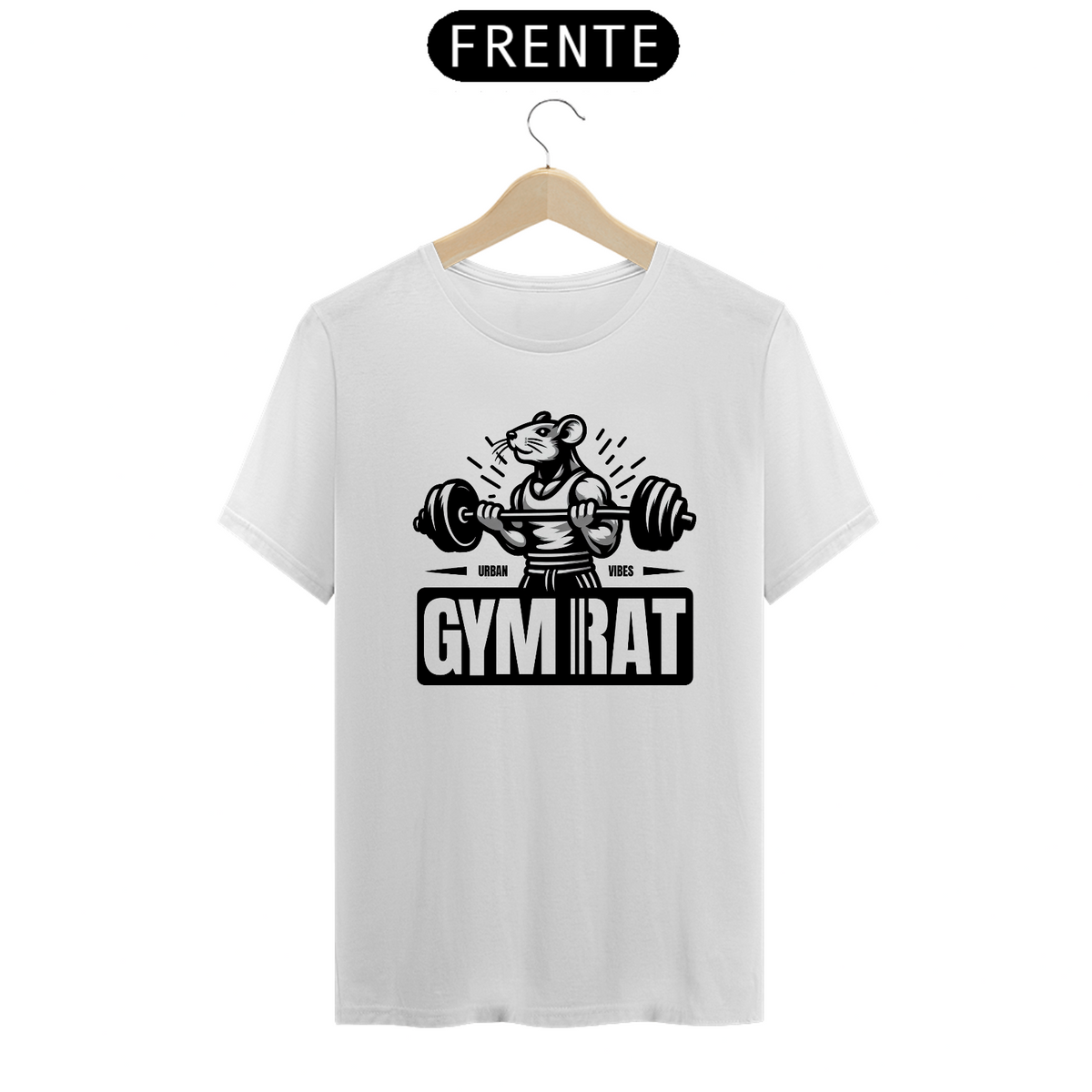 Nome do produto: Camiseta Básica - GymRat Oficial 
