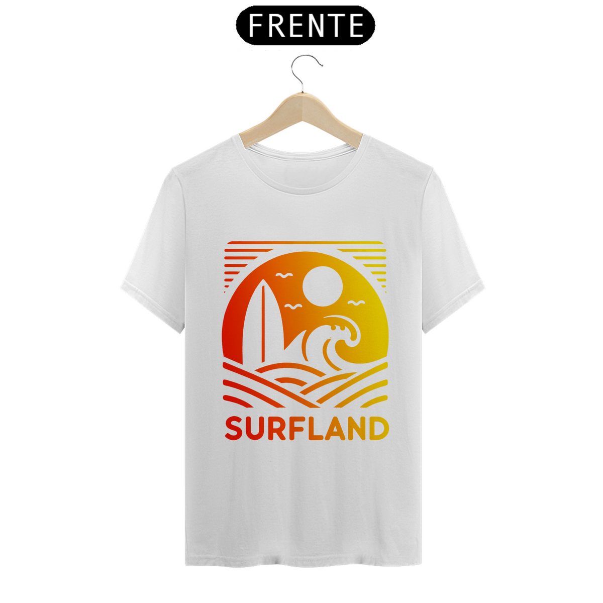 Nome do produto: Camiseta Surfland Oficial - Gradient
