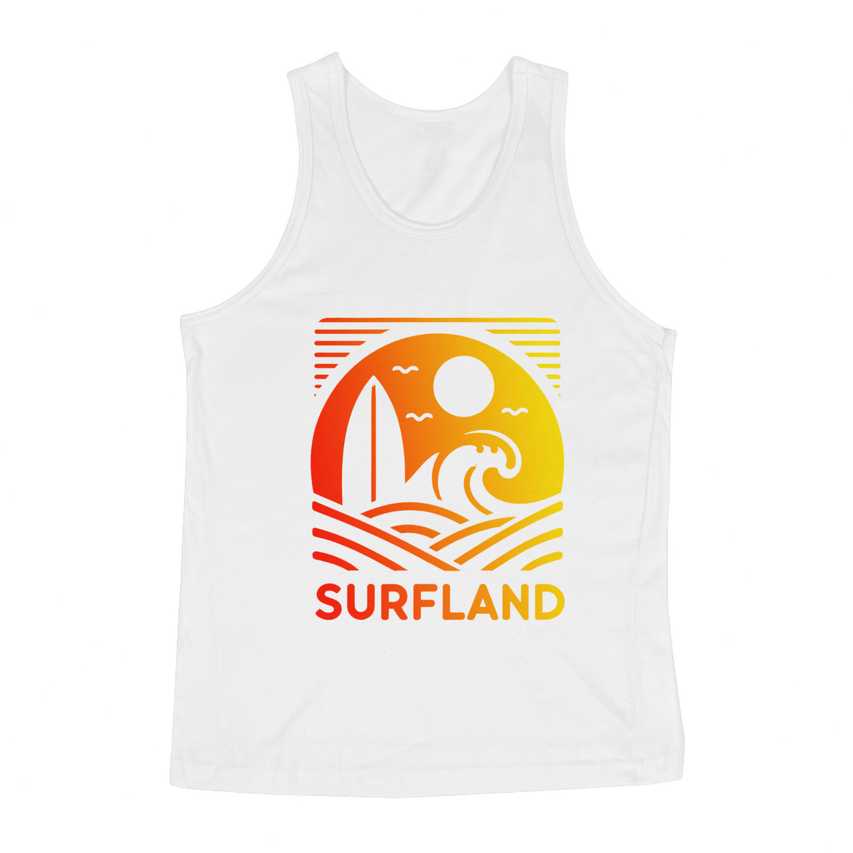 Nome do produto: Regata Básica Surfland Oficial - Gradient