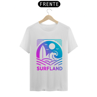 Camiseta Surfland Oficial - Gradient Roxo e azul