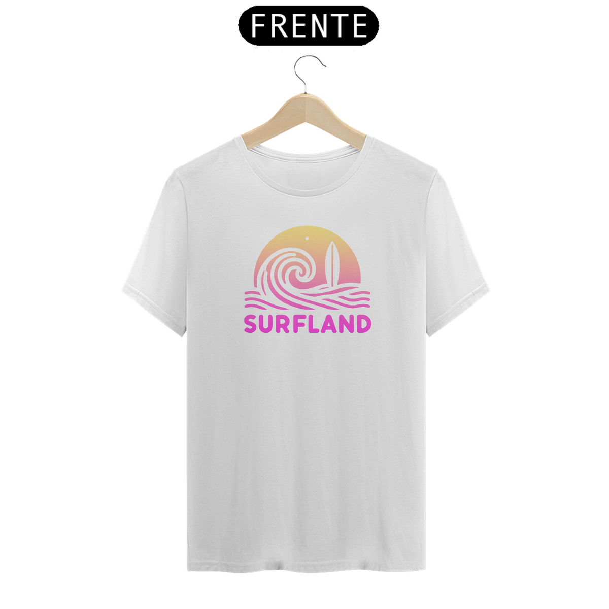 Nome do produto: Camiseta Surfland Oficial - Por do Sol