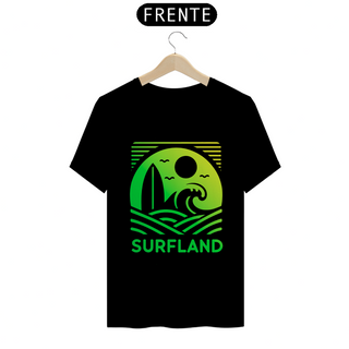 Nome do produtoCamiseta Surfland Oficial - Verde e Amarelo