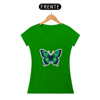 Nome do produtoCamiseta Sticker Feminina - Butterfly