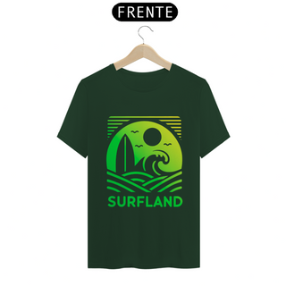 Nome do produtoCamiseta Surfland Oficial - Verde e Amarelo